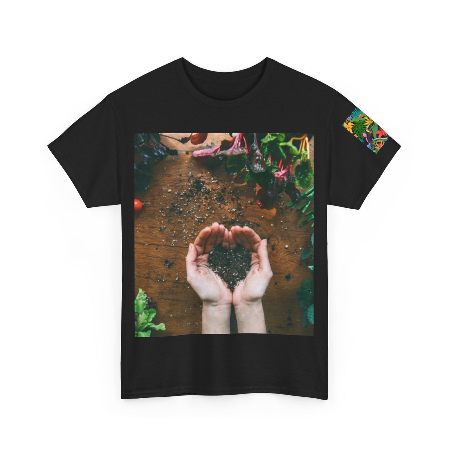 Hand Heart Cat Flowers T-shirt Fabulous Gift!