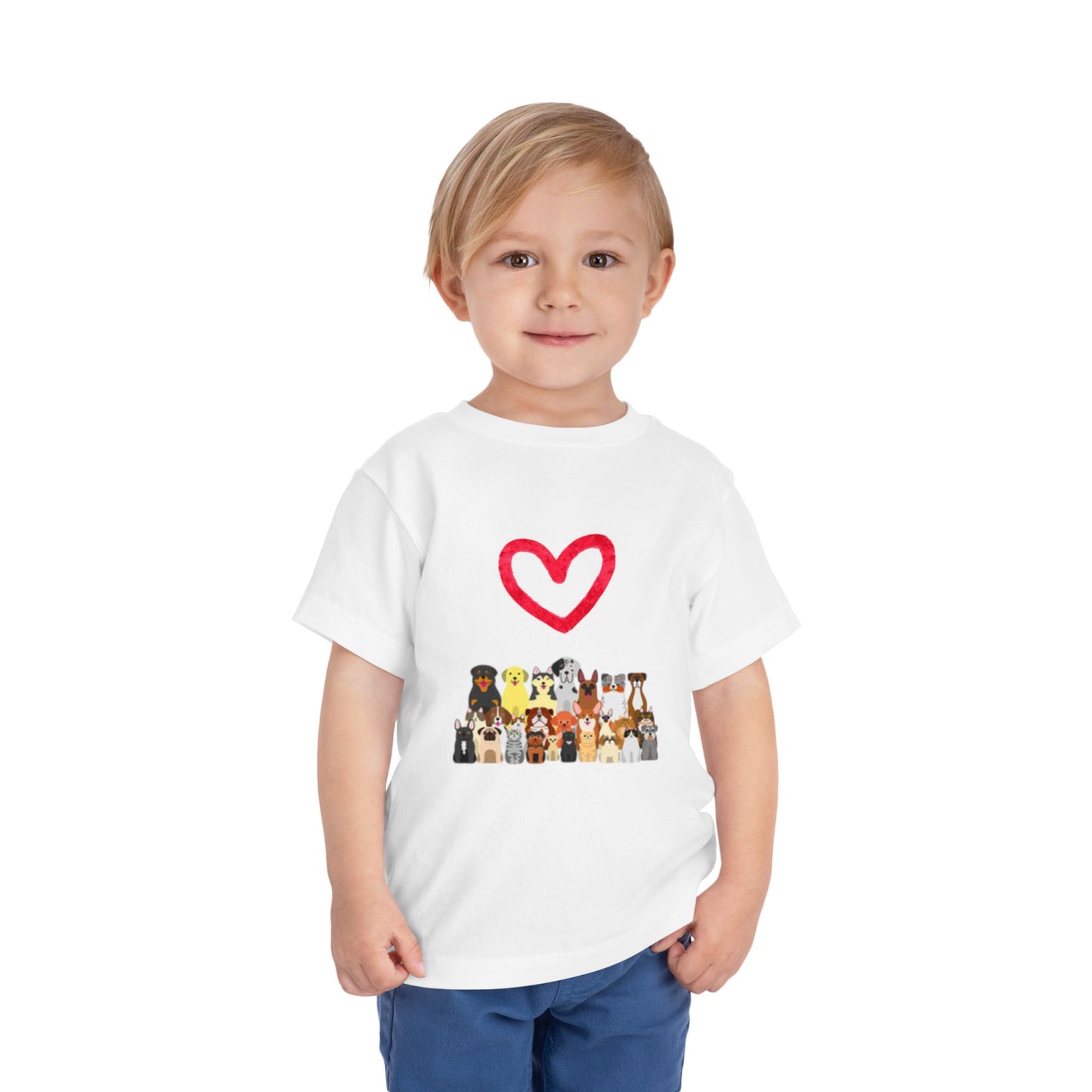 Adorable Animal Love Toddler Tee, Animal Lovers Gift, Cute Kids Shirt, Birthday Outfit, Pet Appreciation Day