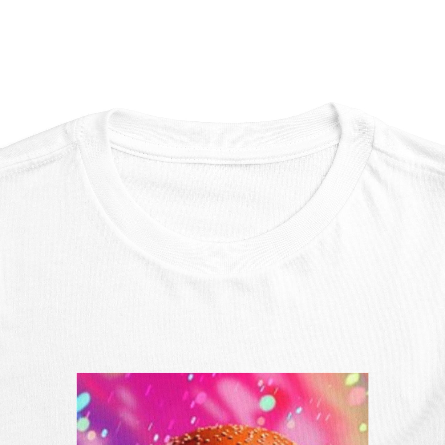 Colorful Burger Toddler Tee - Fun & Playful Kids' Short Sleeve Shirt