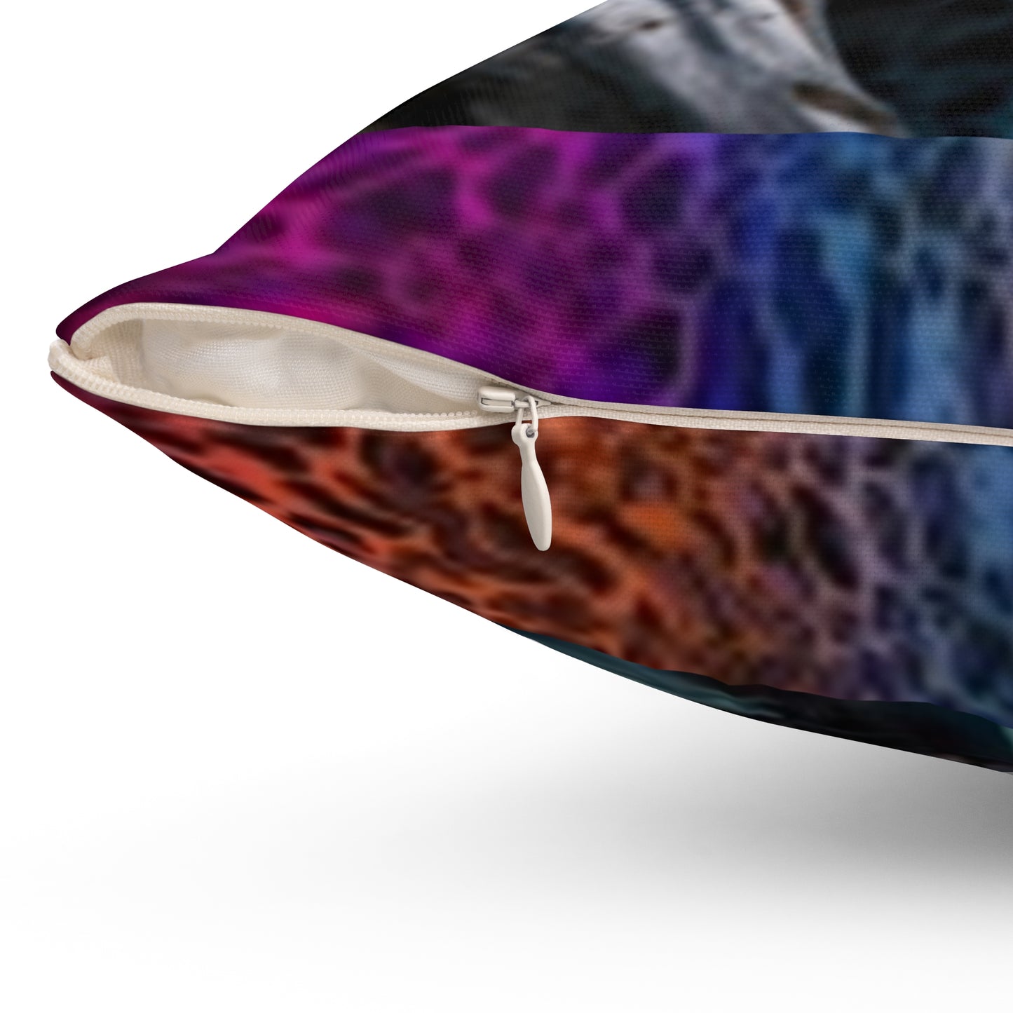 Wildlife-Inspired Decorative Pillow, Leopard & Animal Print Throw Pillow, Animal Lover Gift, Bohemian Home Decor, Nature-Inspired Cushion