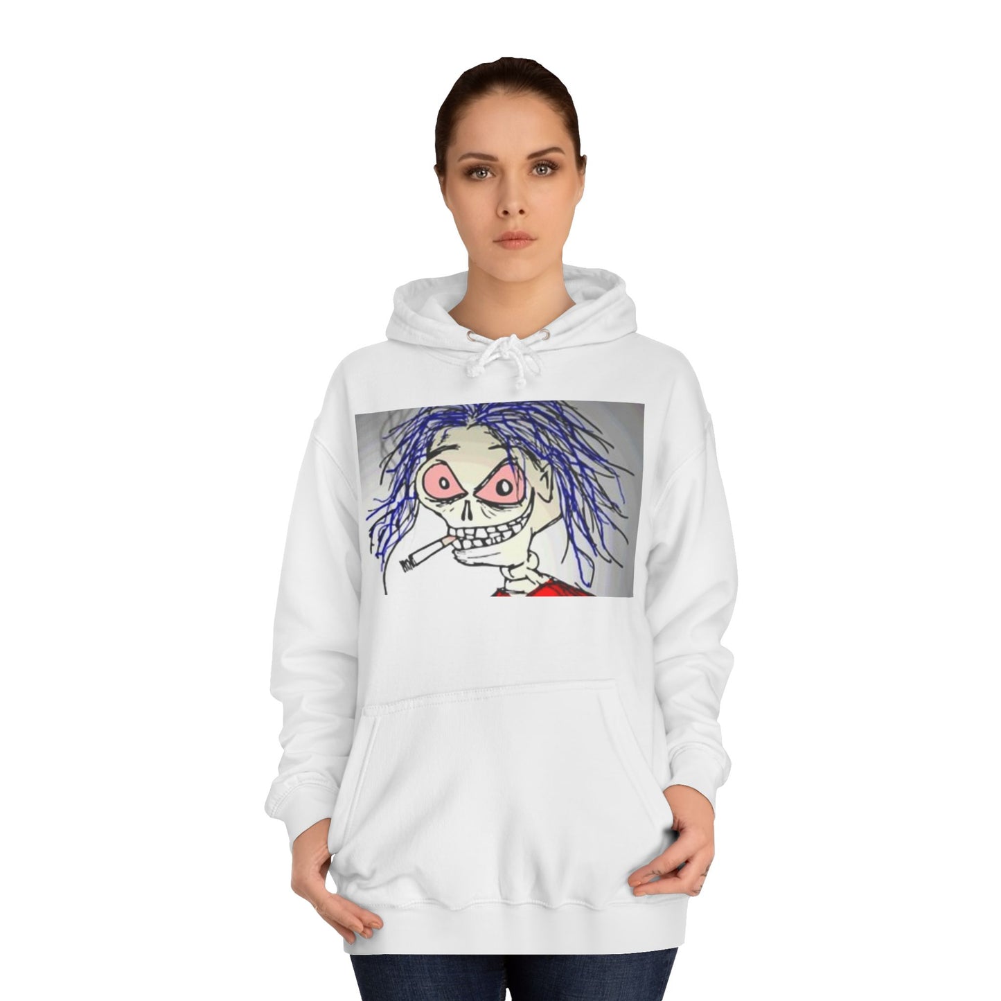 Unisex College Hoodie with Marijuana Leaf, Perfect for Casual Wear, College Dorms, Gifts, Festivals, Streetwear Essentials