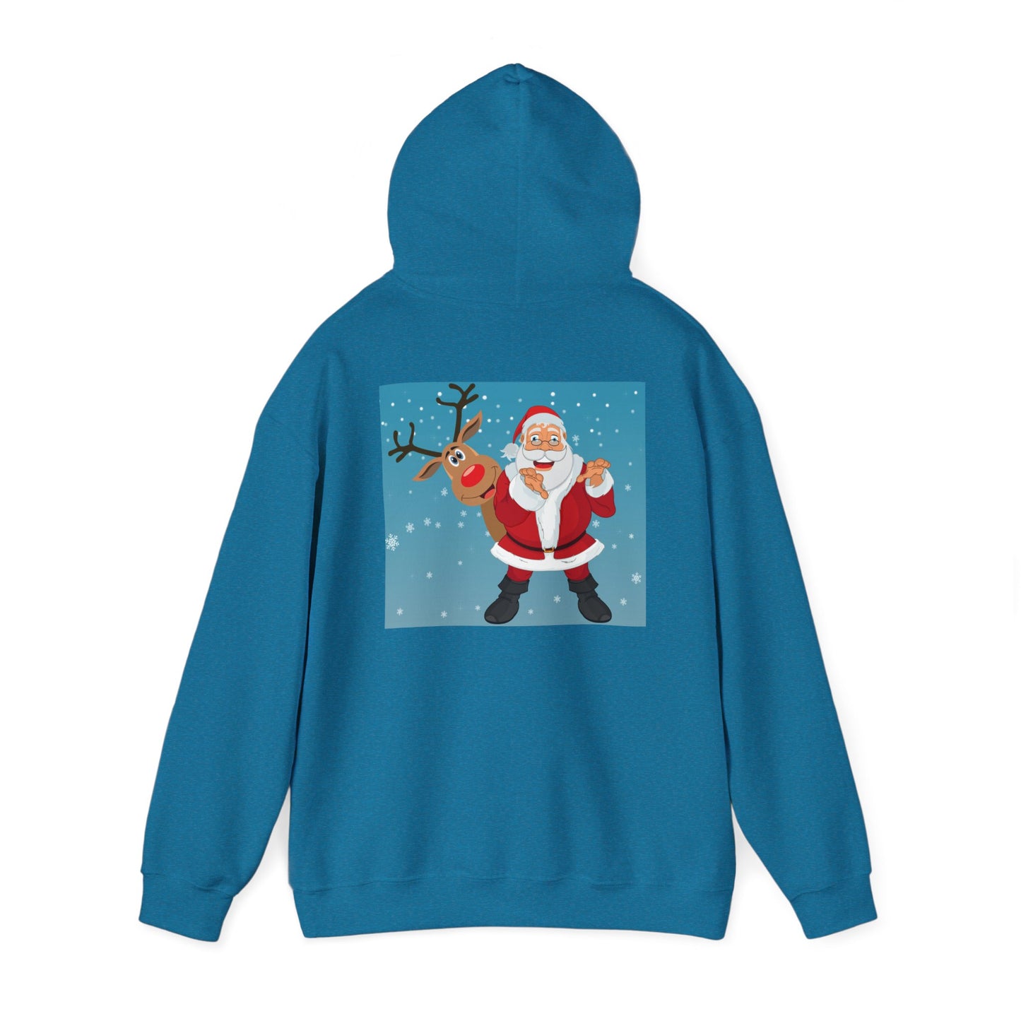 Sudadera con capucha de reno de Papá Noel