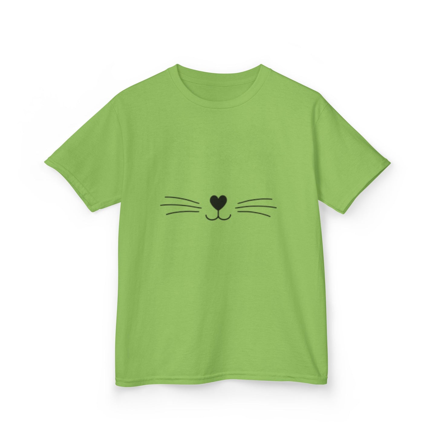 Kids Heavy  T-shirt Cat Nose Whiskers