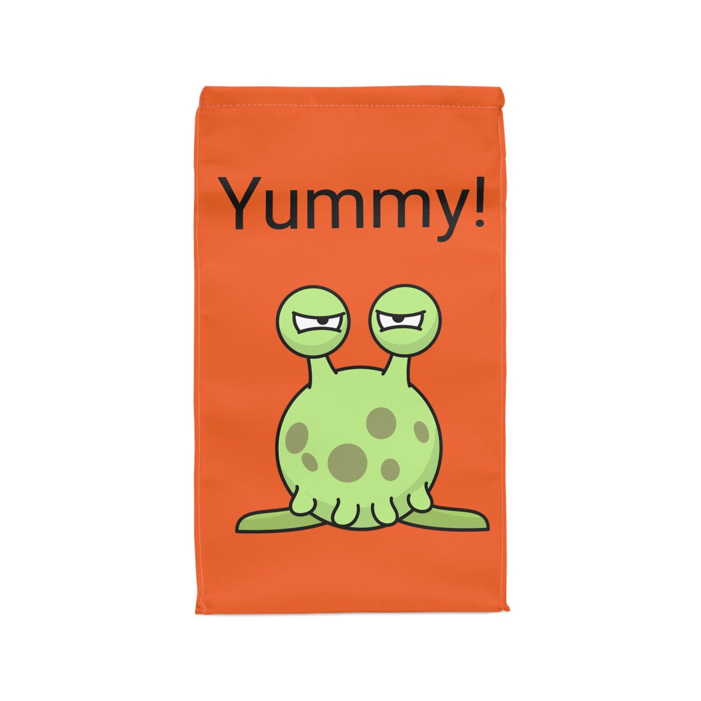 Polyester Lunch Bag Green Alien Yummy