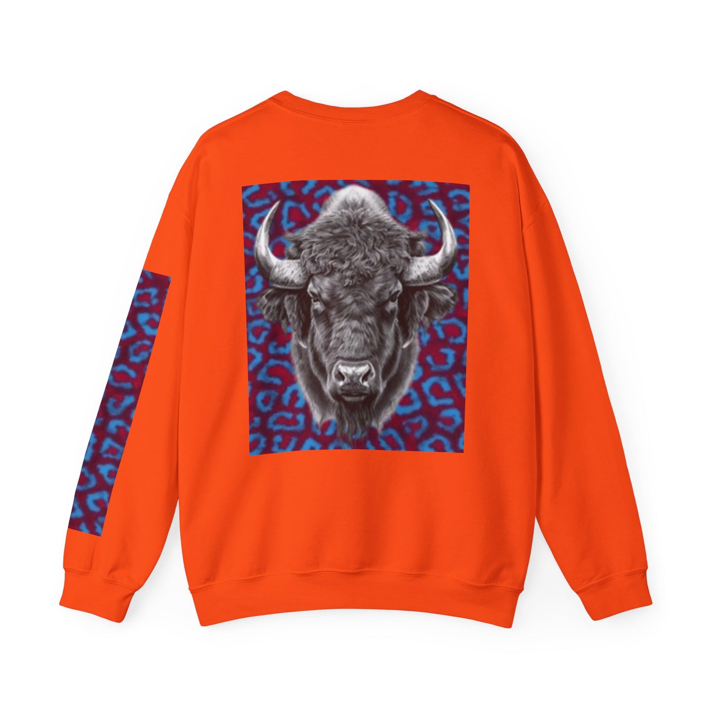 Bold Buffalo Design Unisex Crewneck Sweatshirt - Perfect for Nature Lovers