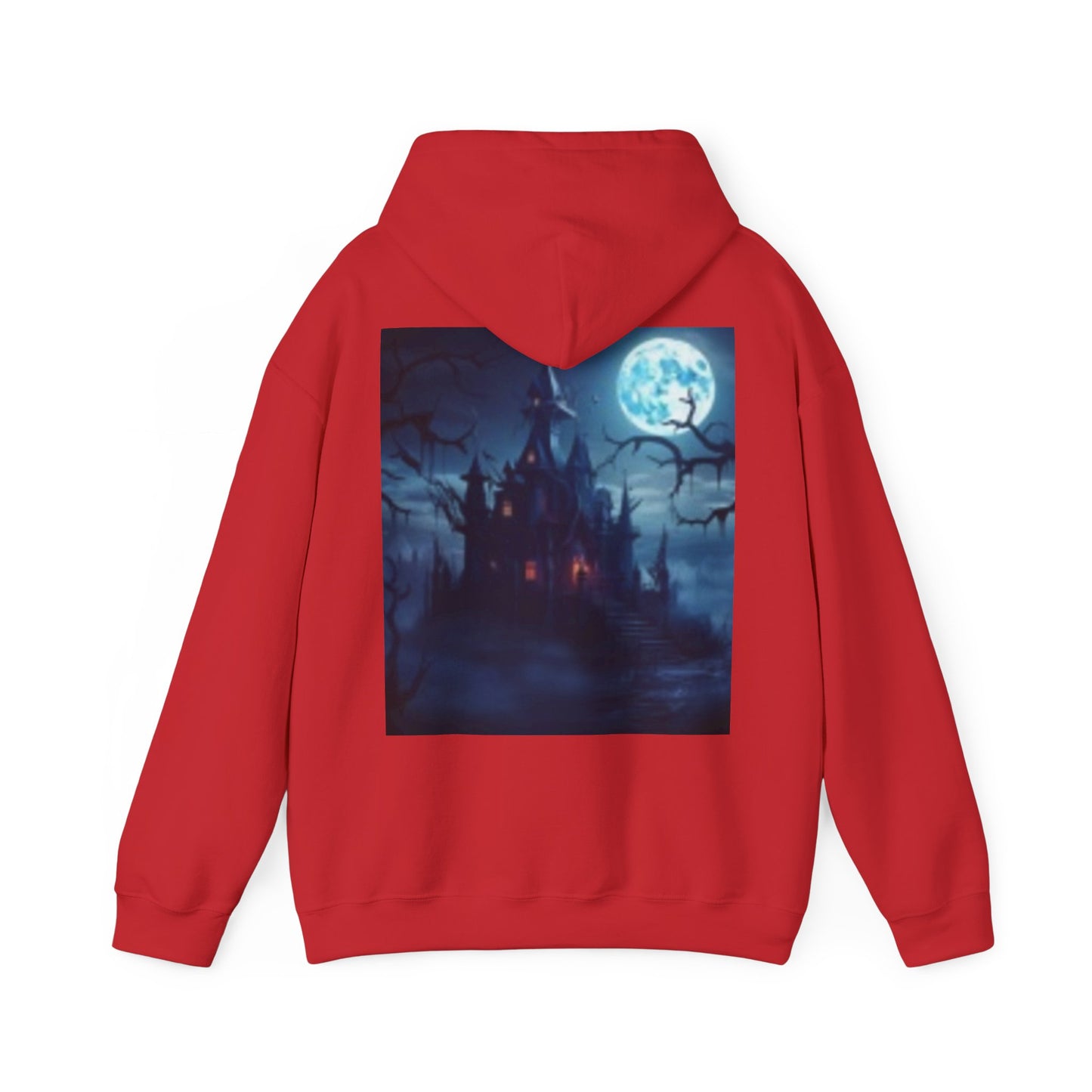 Haunted House & Eye Unisex Heavy Blend Hooded Sweatshirt