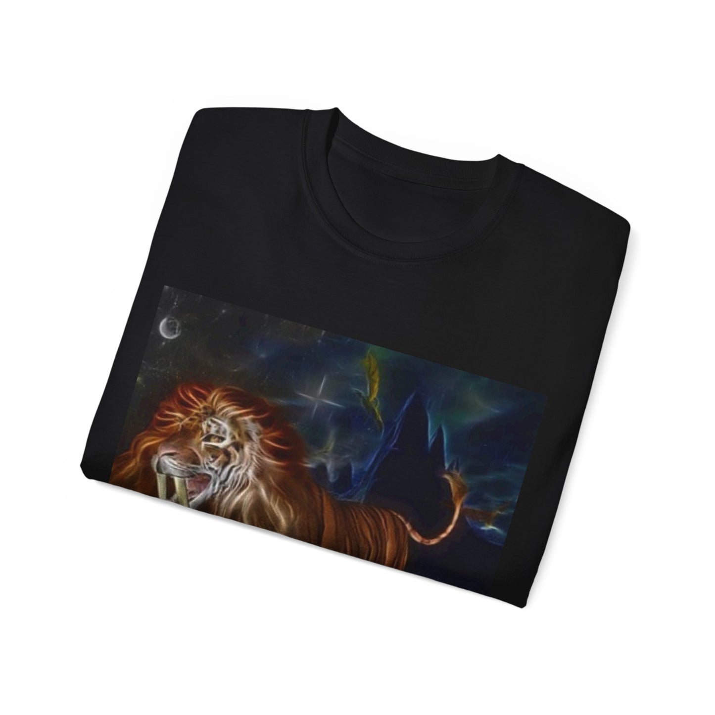 T-shirt unisexe en coton ultra-léger Magical Lion 