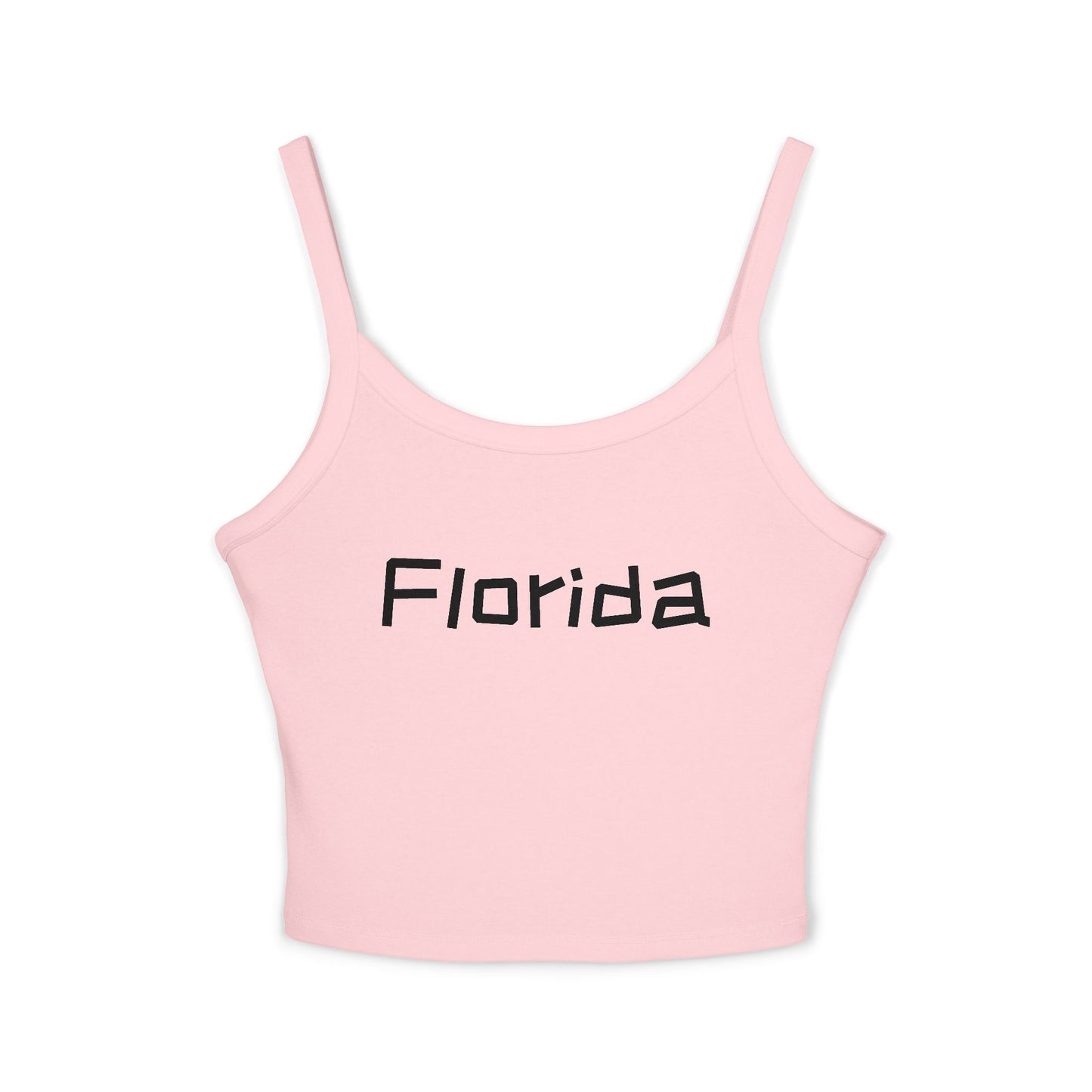 Florida Women's Spaghetti Strap Tank Top, Casual Summer Top, Layering Piece, Beachwear, Gift for Her, Comfortable Everyday Wear