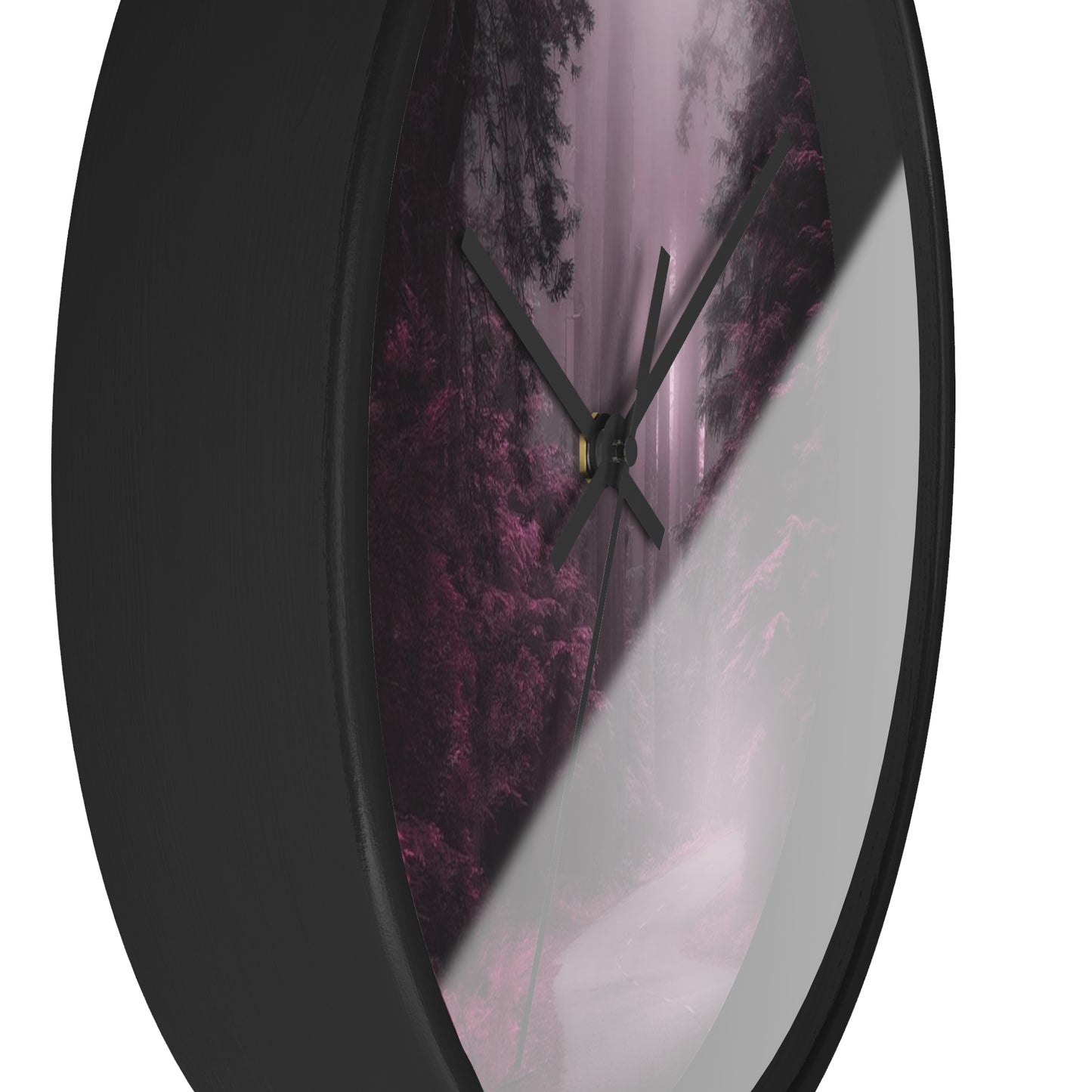 Wall Clock Purple Wilderness So Beautiful