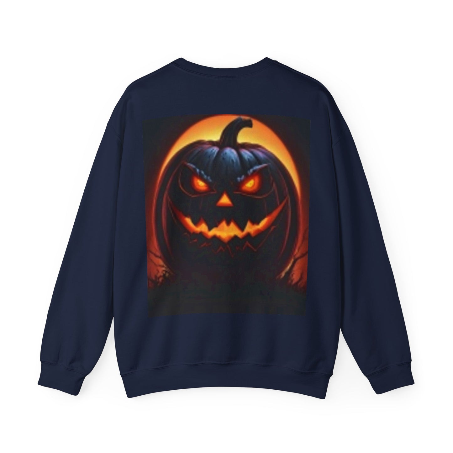 Pumpkin & Spider Unisex Heavy Blend Crewneck Sweatshirt Halloween