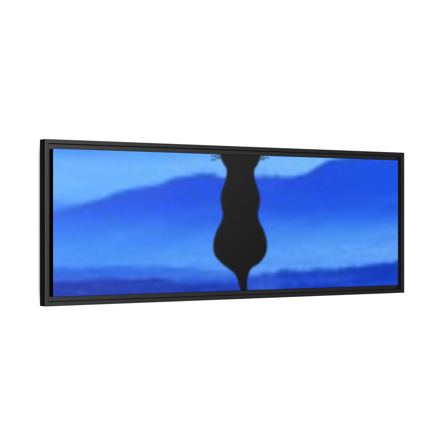 Framed Cat Silhouette Art Print, Wall Decor, Cat Lover Gift, Home Office Art, Pet Memorial