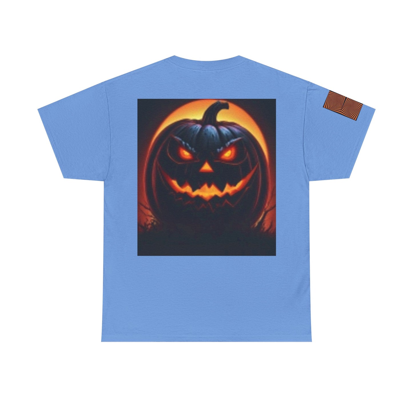 Orange Pumpkin Legs coming out Unisex Heavy Cotton T-shirt
