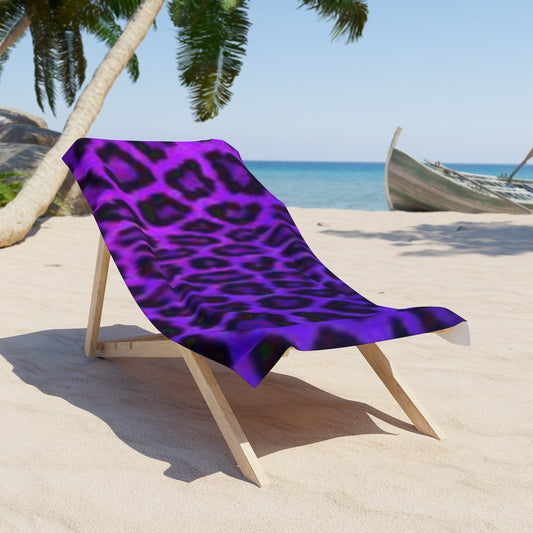 Vibrant Leopard Print Beach Towel - Perfect for Summertime Fun!