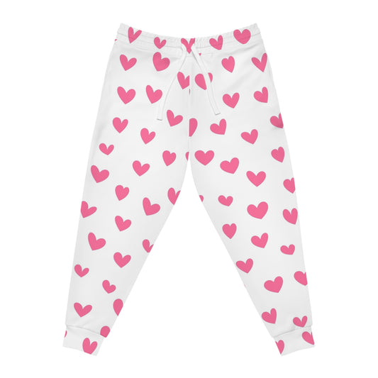 Pantalones deportivos corazones rosas