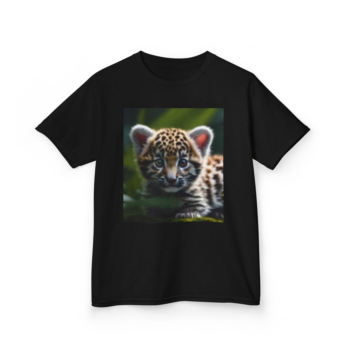 T-shirt enfant amoureux de la faune - Adorable motif jaguar 