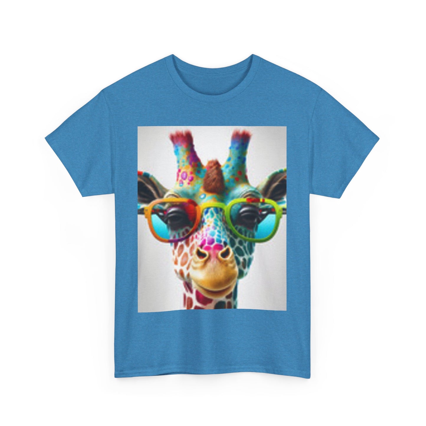 T-shirt Girafe portant des lunettes