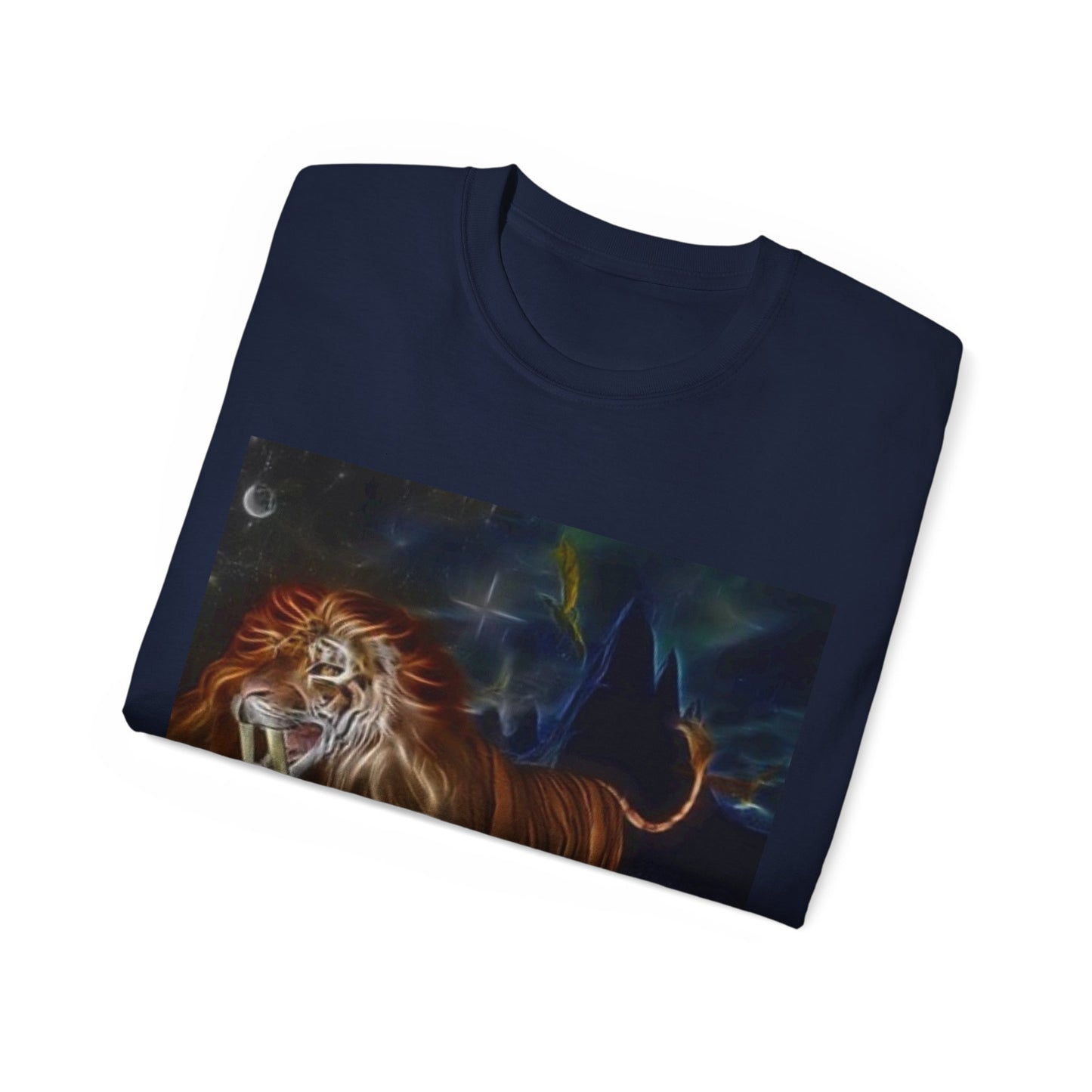 T-shirt unisexe en coton ultra-léger Magical Lion 