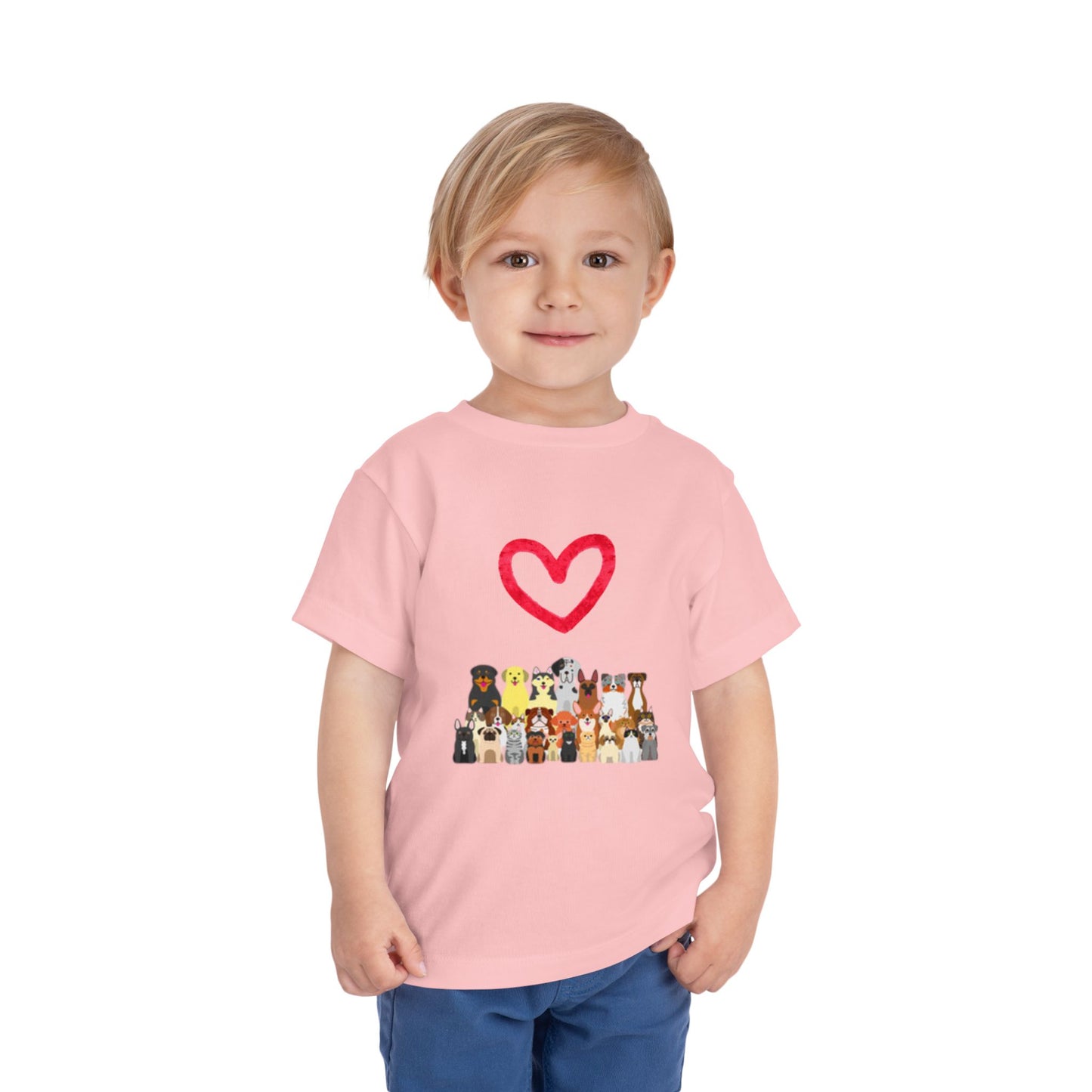 Adorable Animal Love Toddler Tee, Animal Lovers Gift, Cute Kids Shirt, Birthday Outfit, Pet Appreciation Day