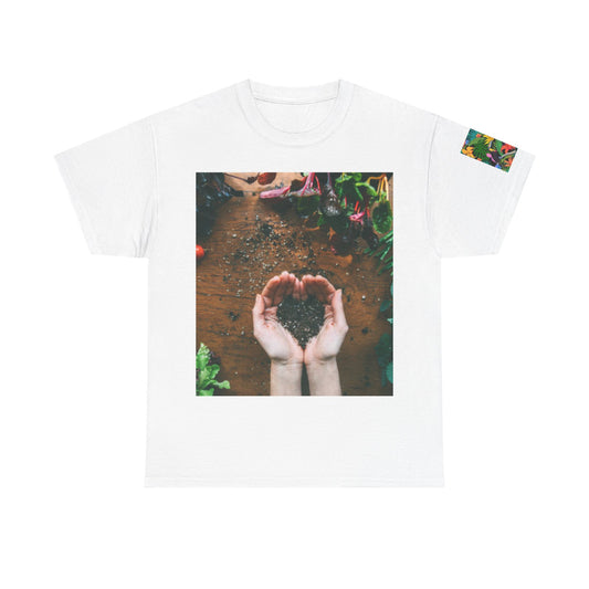 Hand Heart Cat Flowers T-shirt Fabulous Gift!