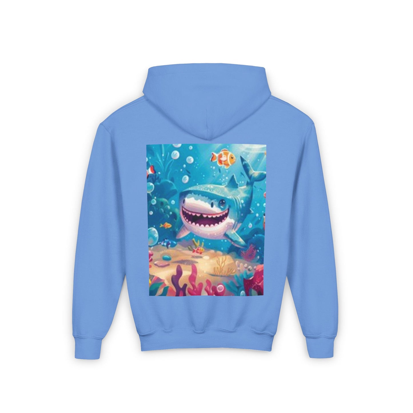 Shark Adventure Youth Hoodie - Cozy Blend for Fun Ocean Lovers