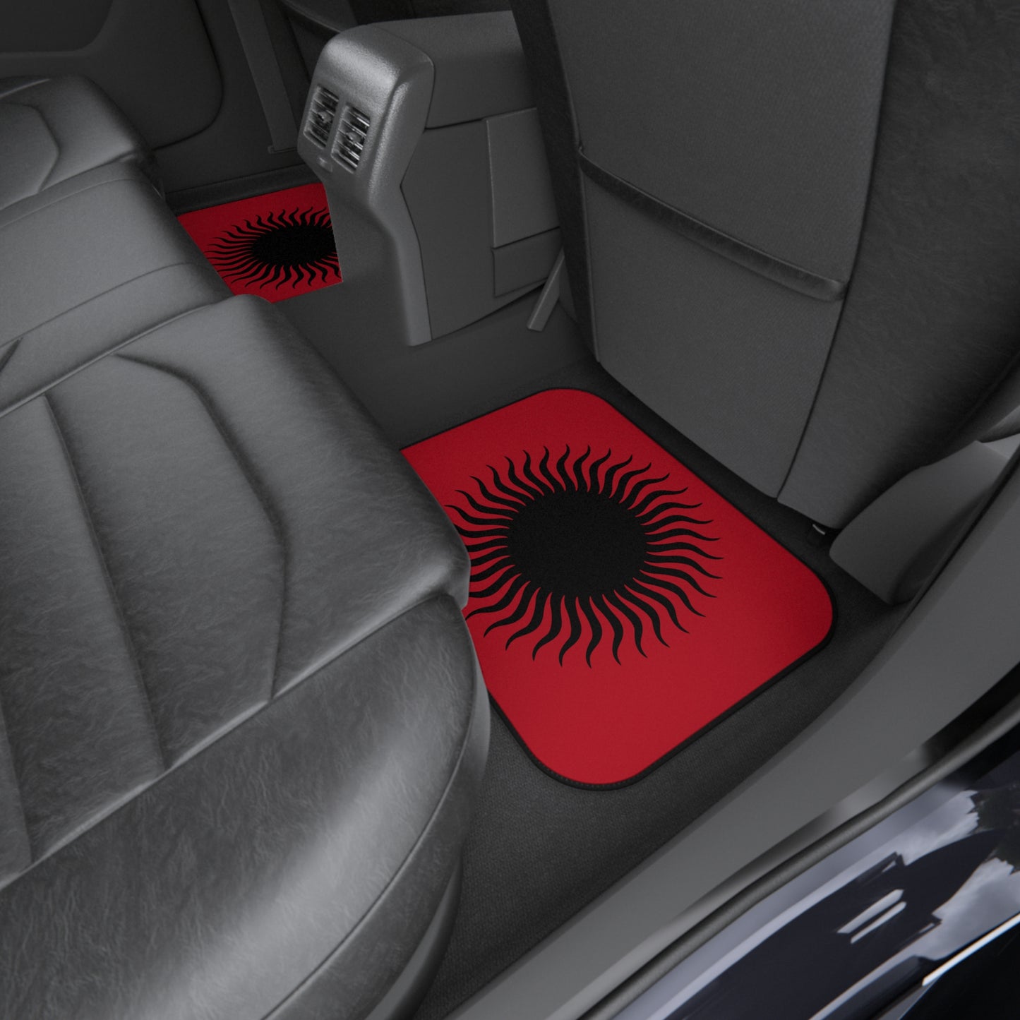Tapis de voiture (lot de 4) Noir Soleil