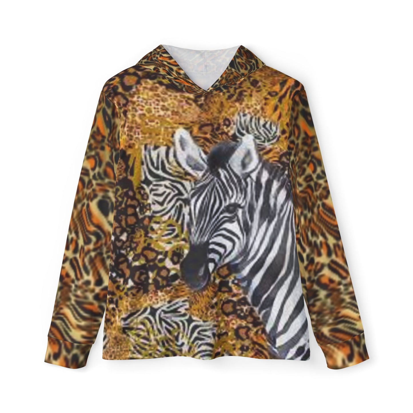 Sudadera con capucha de calentamiento con estampado de animales salvajes para hombre: ropa deportiva elegante para amantes de la naturaleza