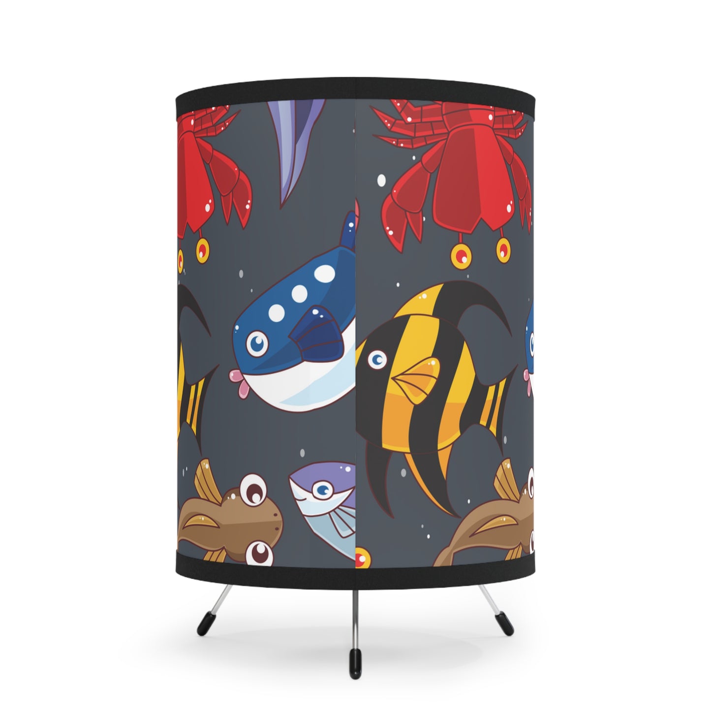 Tripod Lamp US\CA plug Ocean Animals