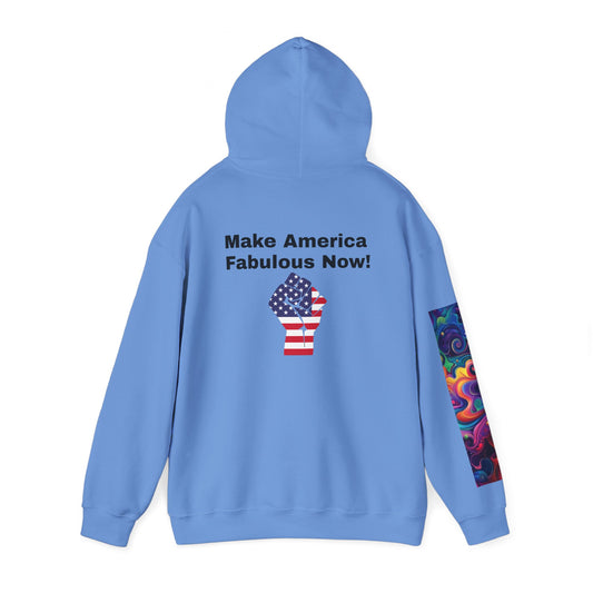 Sweat à capuche - Rendez l'Amérique fabuleuse maintenant ! 