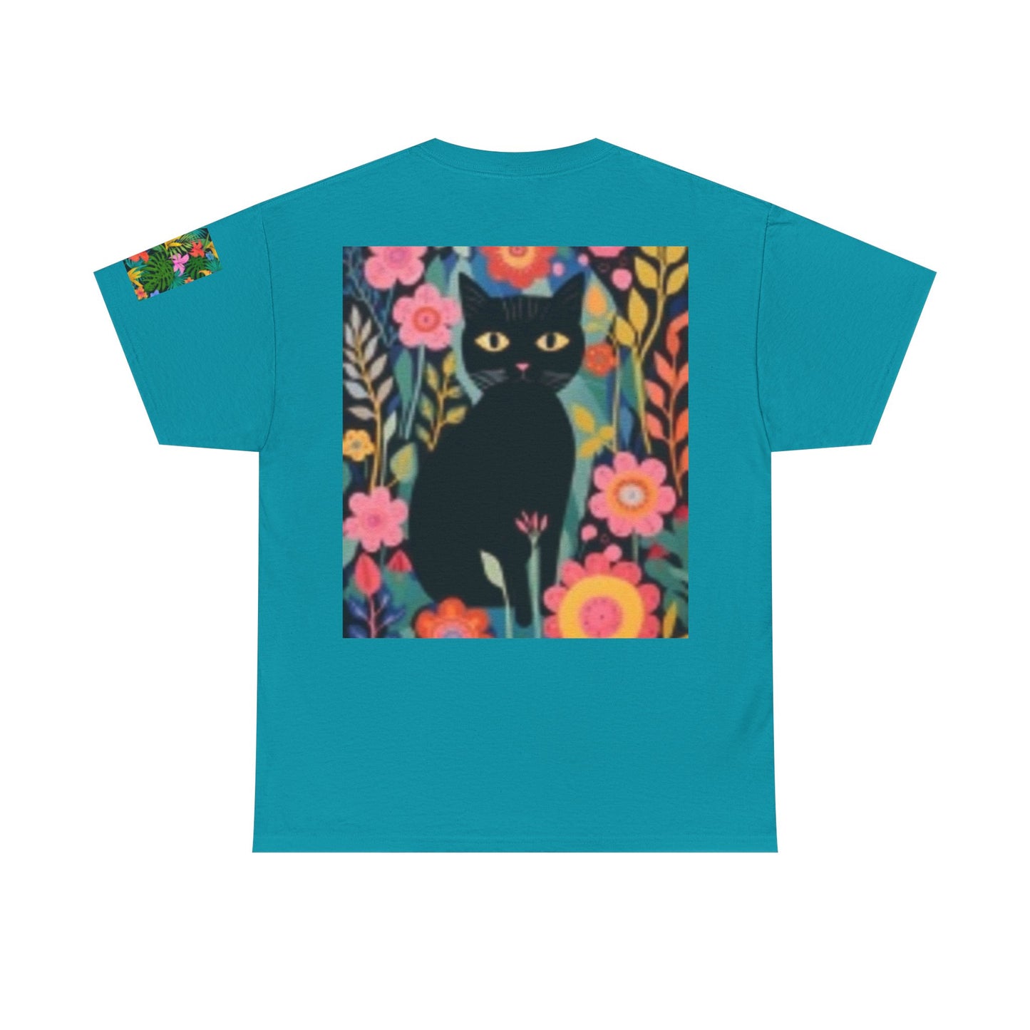 Hand Heart Cat Flowers T-shirt Fabulous Gift!