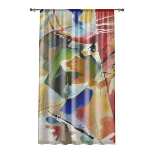 Window Curtain 50"x84" Colorful Design