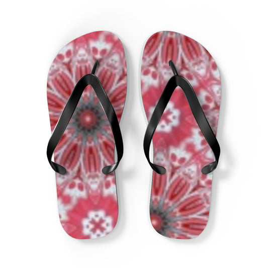 Flip Flops Pink Flowers
