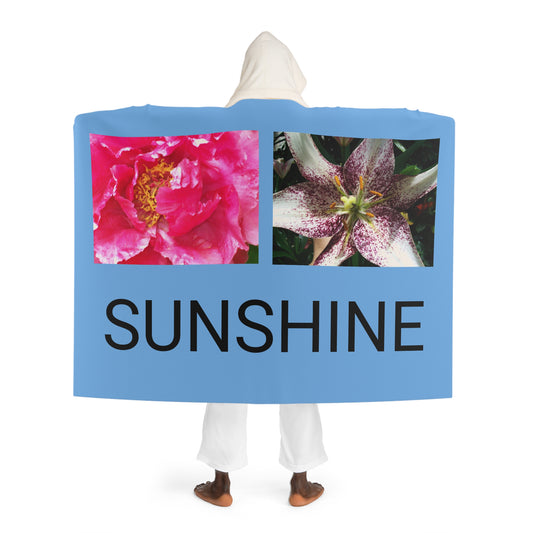 Manta de vellón sherpa con capucha 