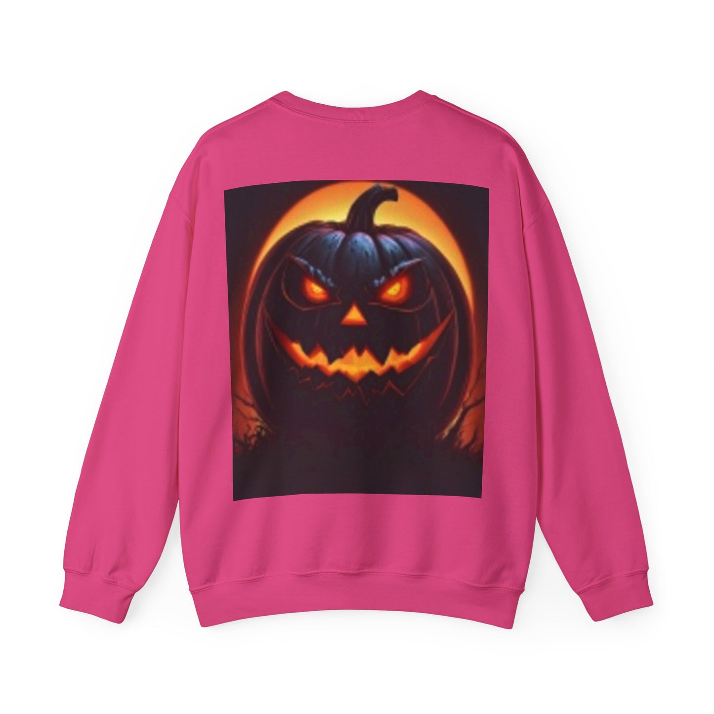 Pumpkin & Spider Unisex Heavy Blend Crewneck Sweatshirt Halloween
