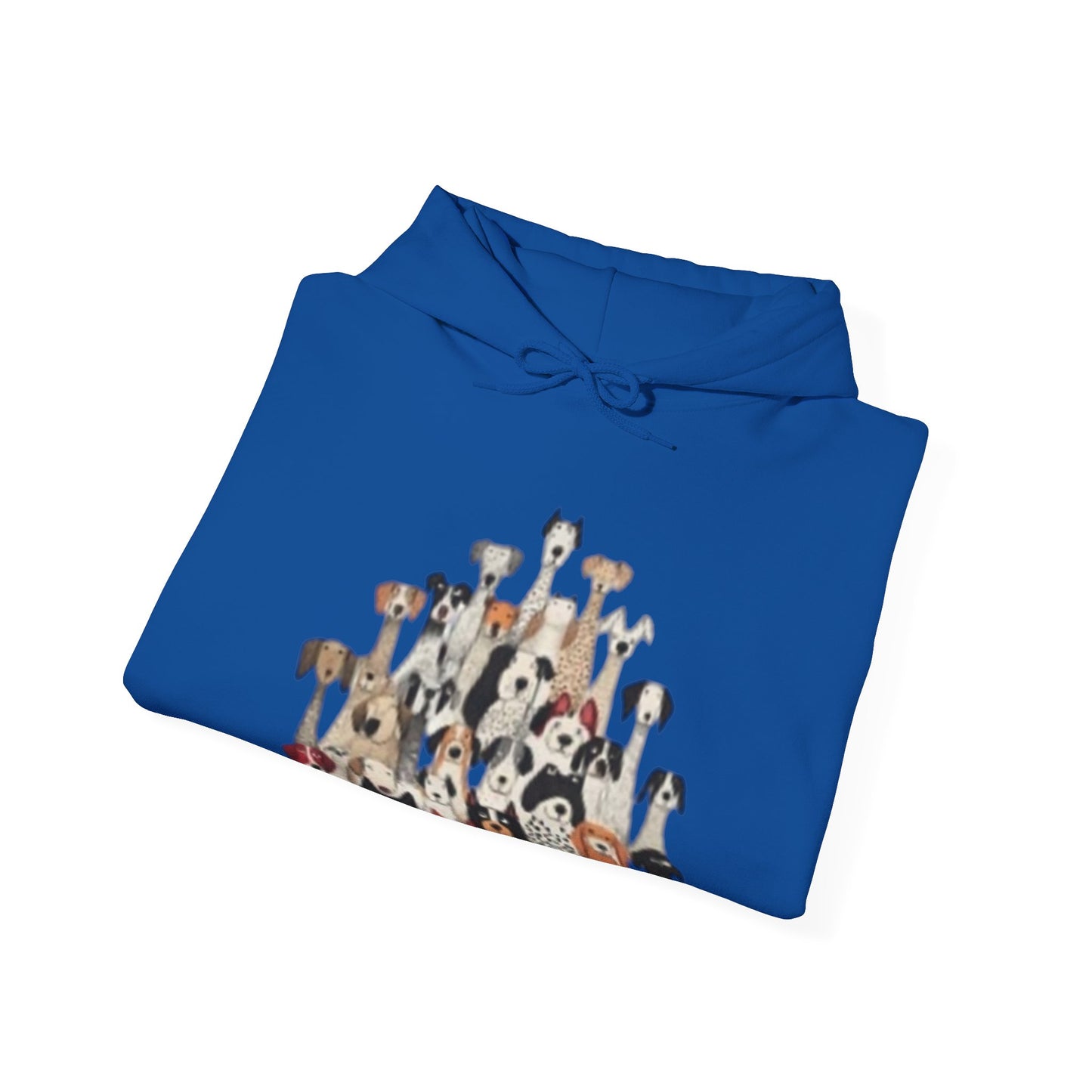 Cute Cartoon Dogs Unisex Heavy Blend Hooded Sweatshirt