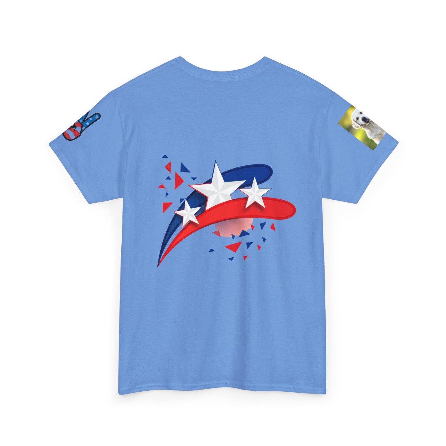 Statue of Liberty Cotton T-shirt | Unisex Independence Day Shirt, Patriotic Apparel, USA Graphic Tee, 4th of July T-Shirt, American Pride Top