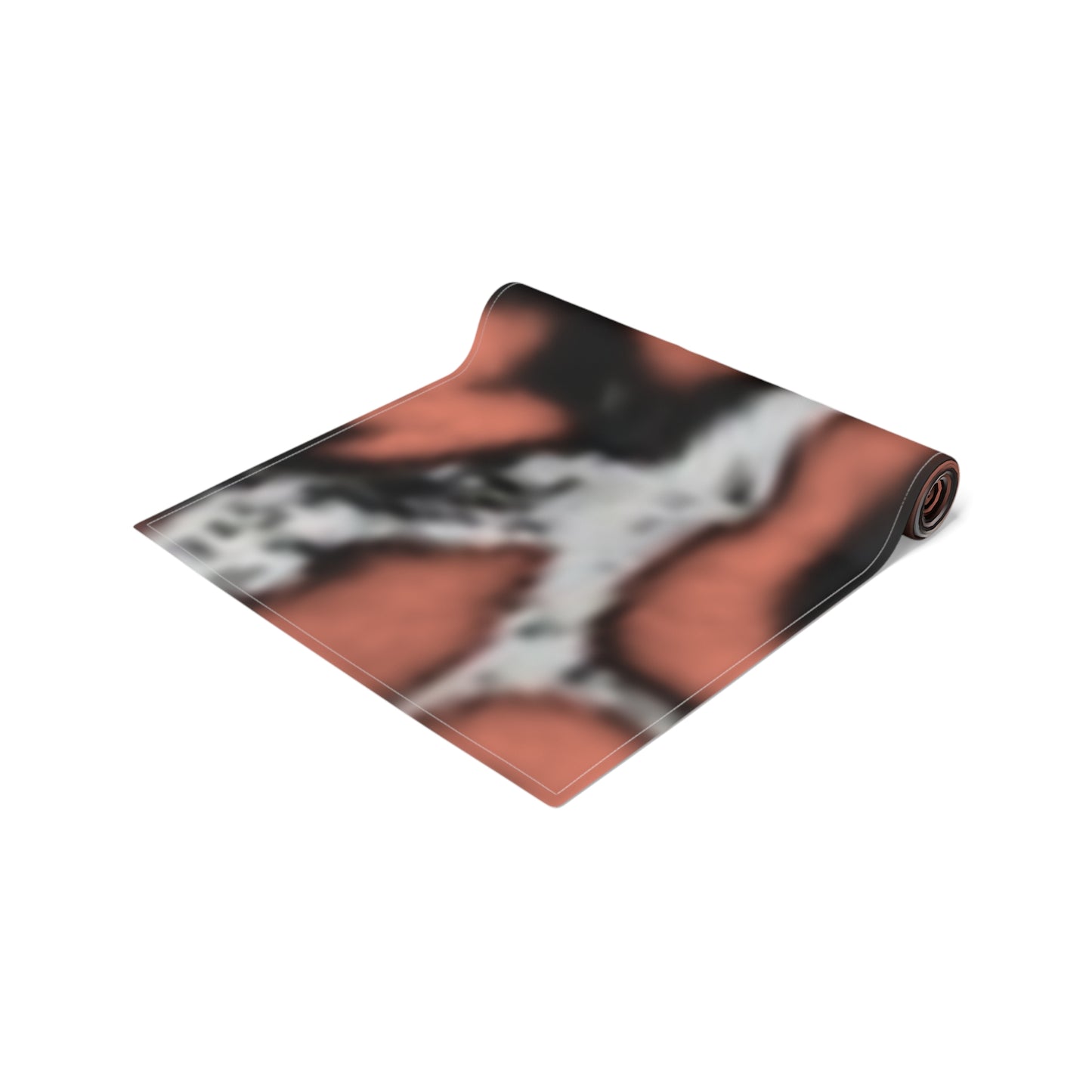 Abstract Coral Table Runner - Modern Home Decor for Stylish Dining