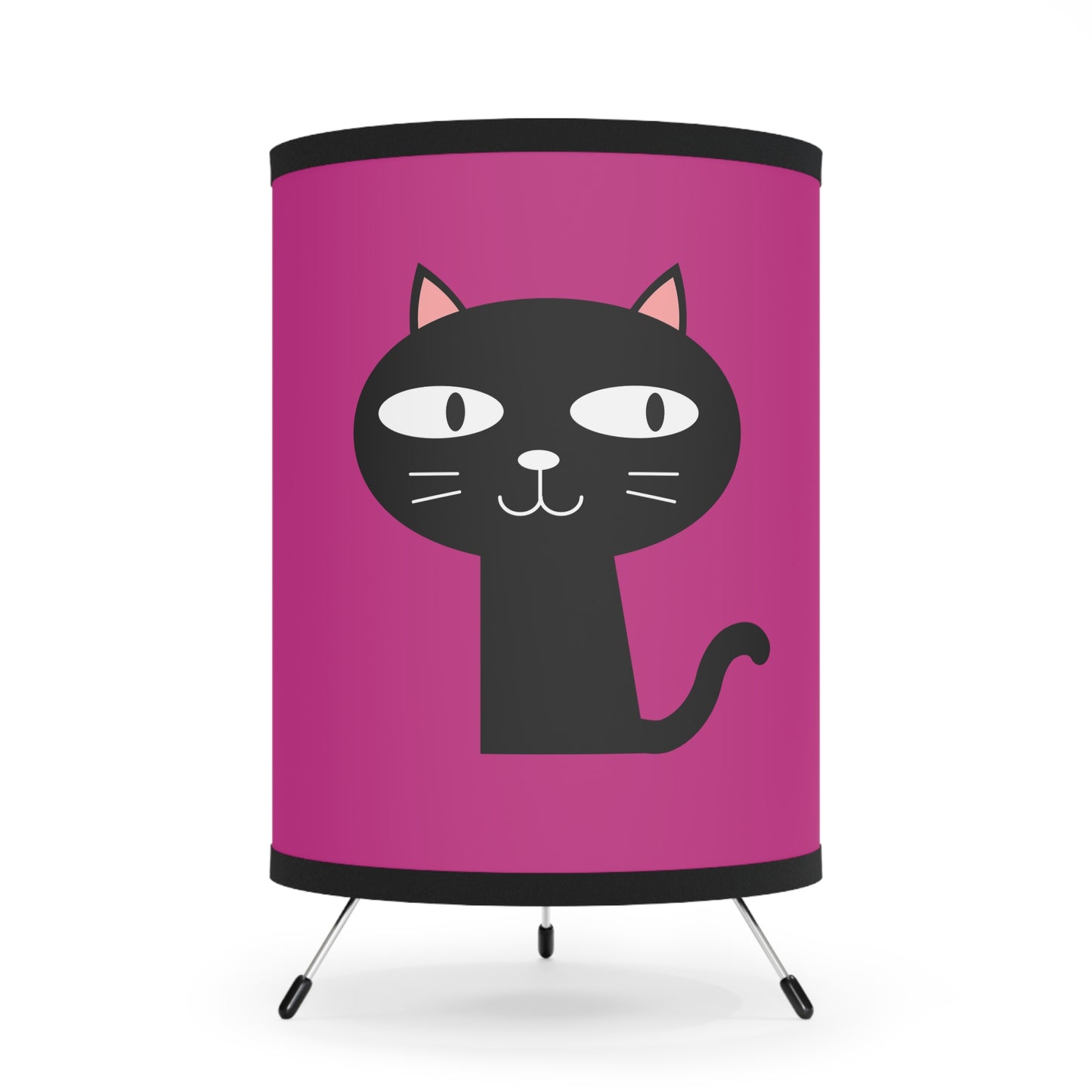 Tripod Lamp Black Cat