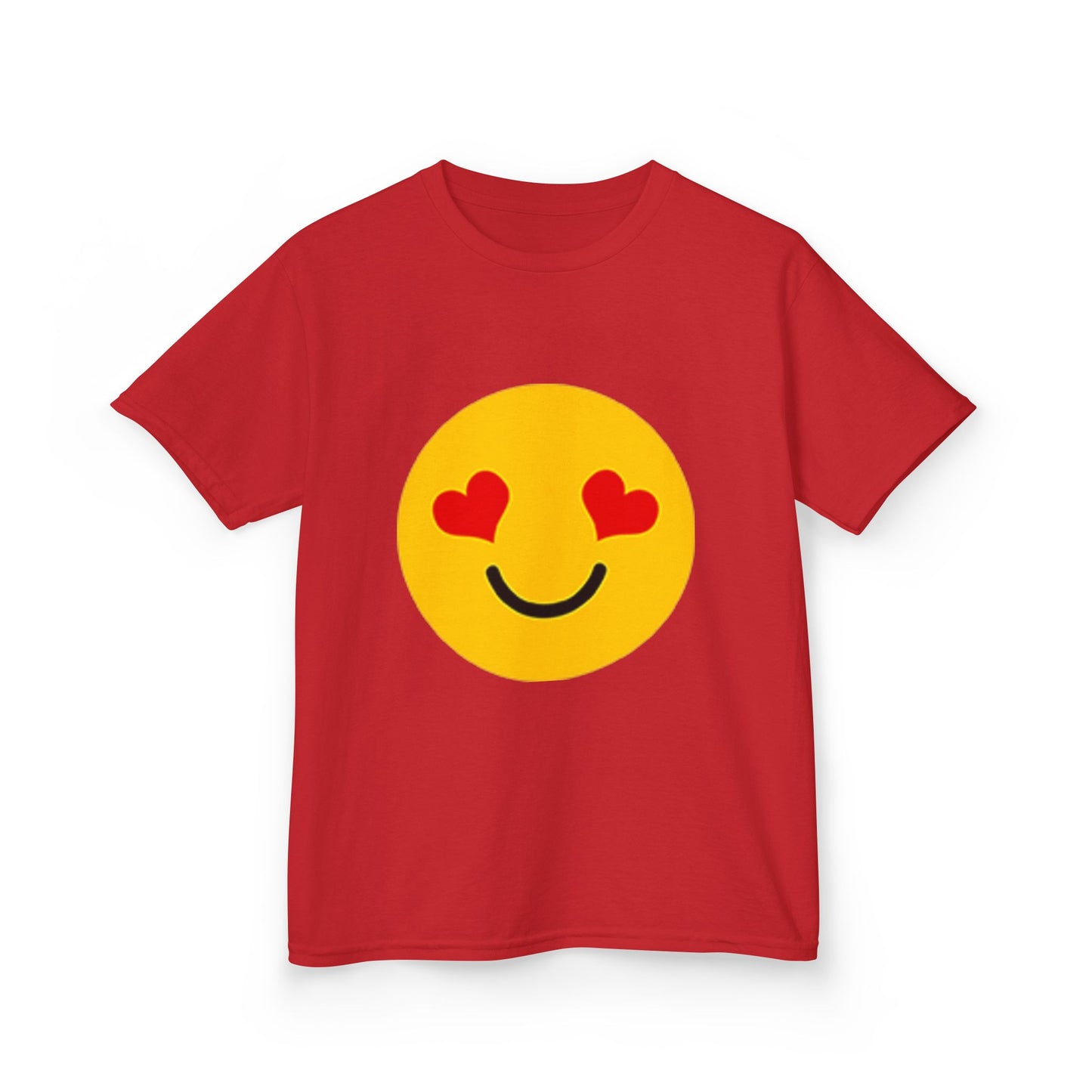 Cute Kids Love Emoji T-shirt, Children's Happy Face Shirt, Perfect for Birthdays, Playdates, Casual Outings, Gift Ideas