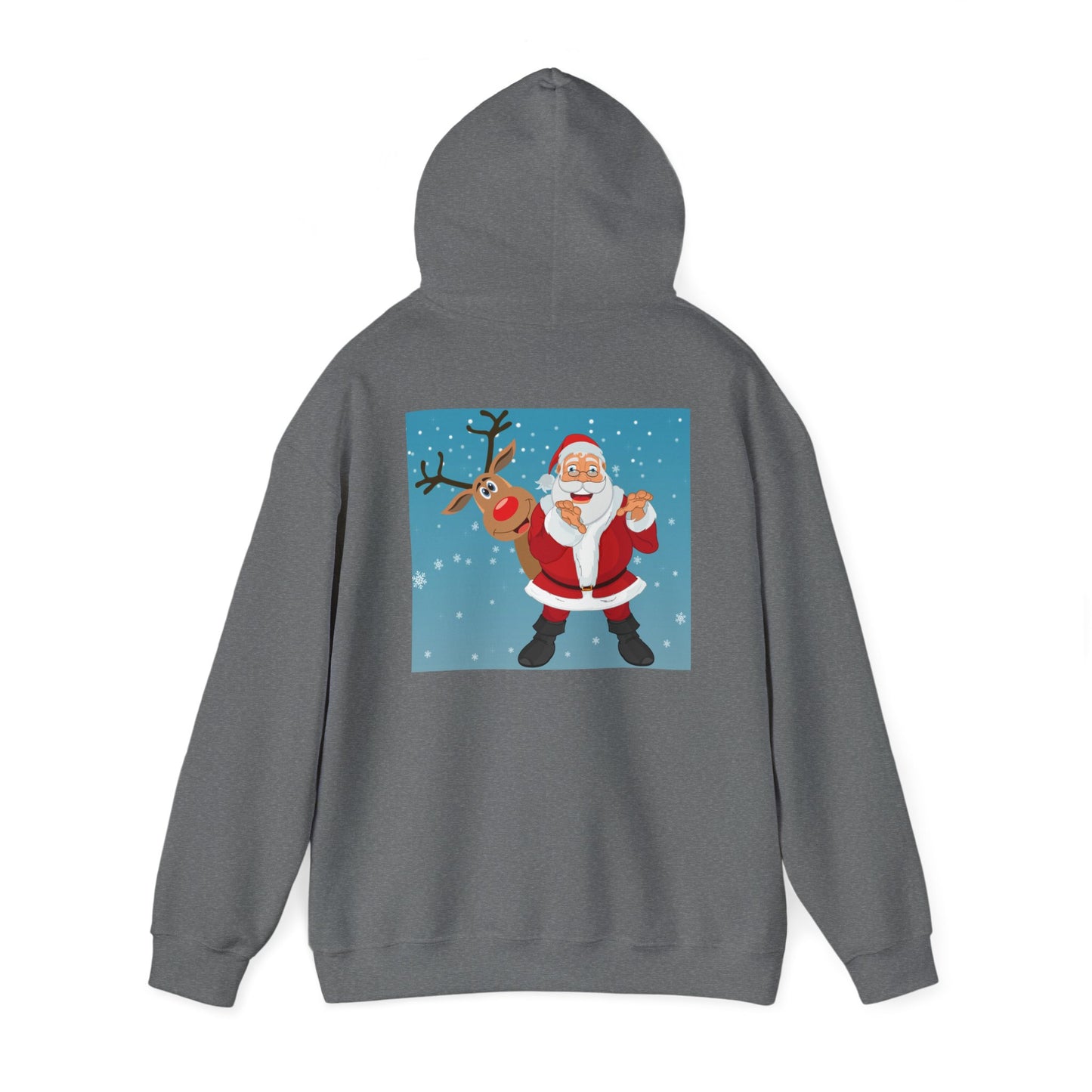 Sudadera con capucha de reno de Papá Noel