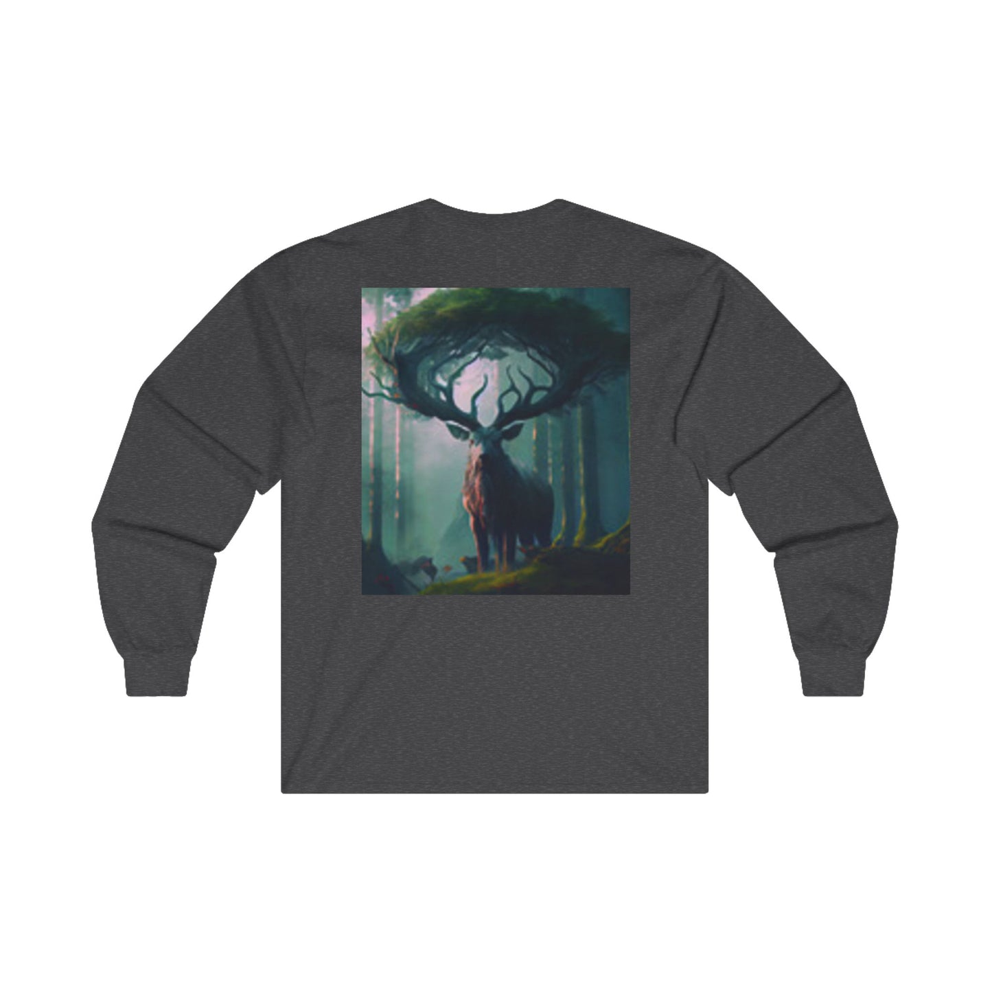 Long Sleeve T-shirt Deer Forest