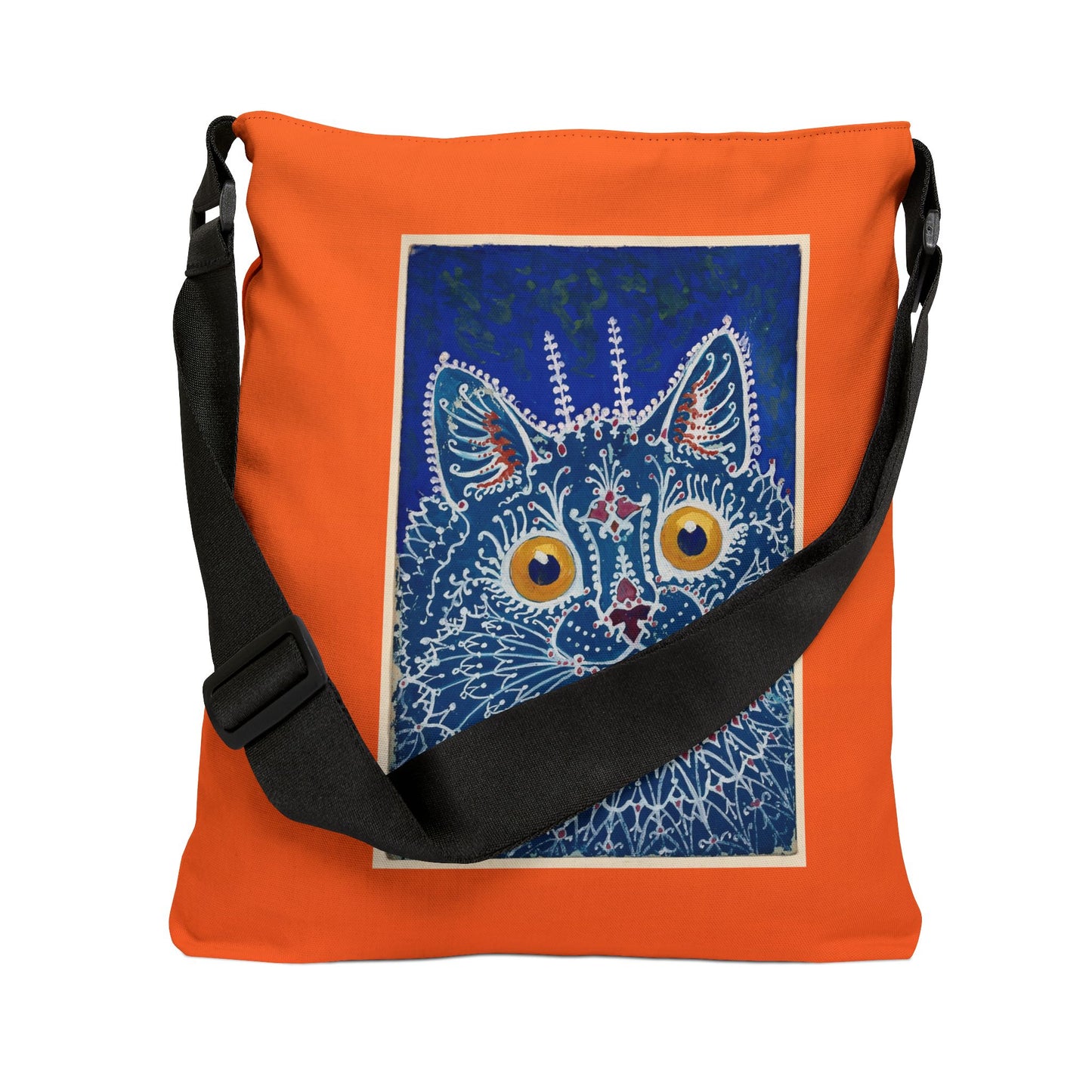 Bolsa de mano ajustable con diseño de gato: un regalo divertido y colorido para los amantes de las mascotas. 