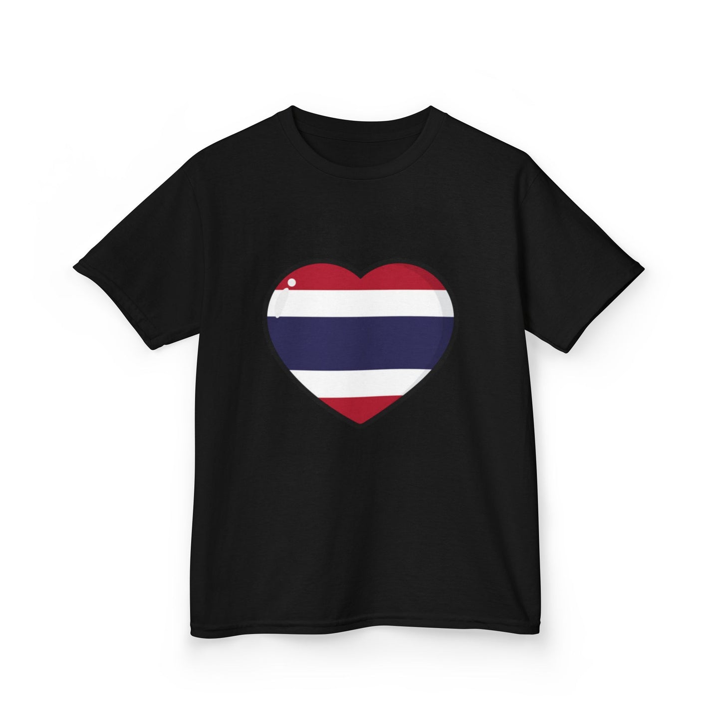 T-shirt « Les enfants adorent la Thaïlande » : un joli motif cœur pour les jeunes voyageurs