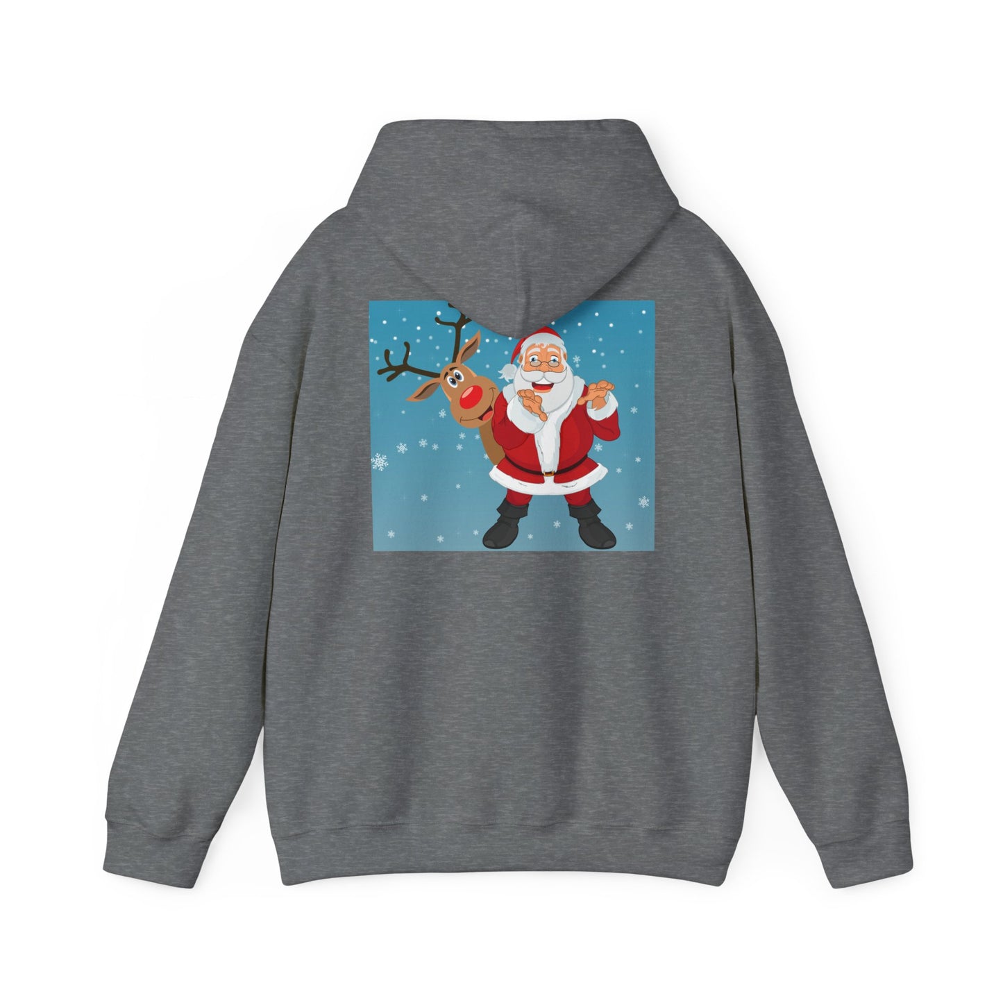 Sudadera con capucha de reno de Papá Noel