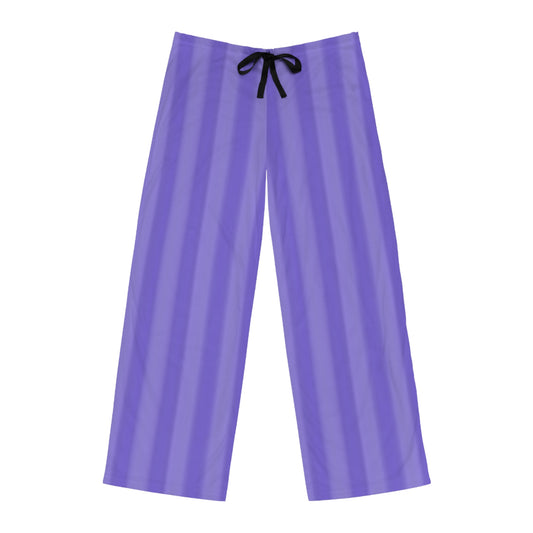 Relaxing Men's Pajama Pants Purple Stripe, Cozy Sleepwear, Striped Lounge Pants, Ideal for Relaxation, Gifts for Him, Sleep & Chill