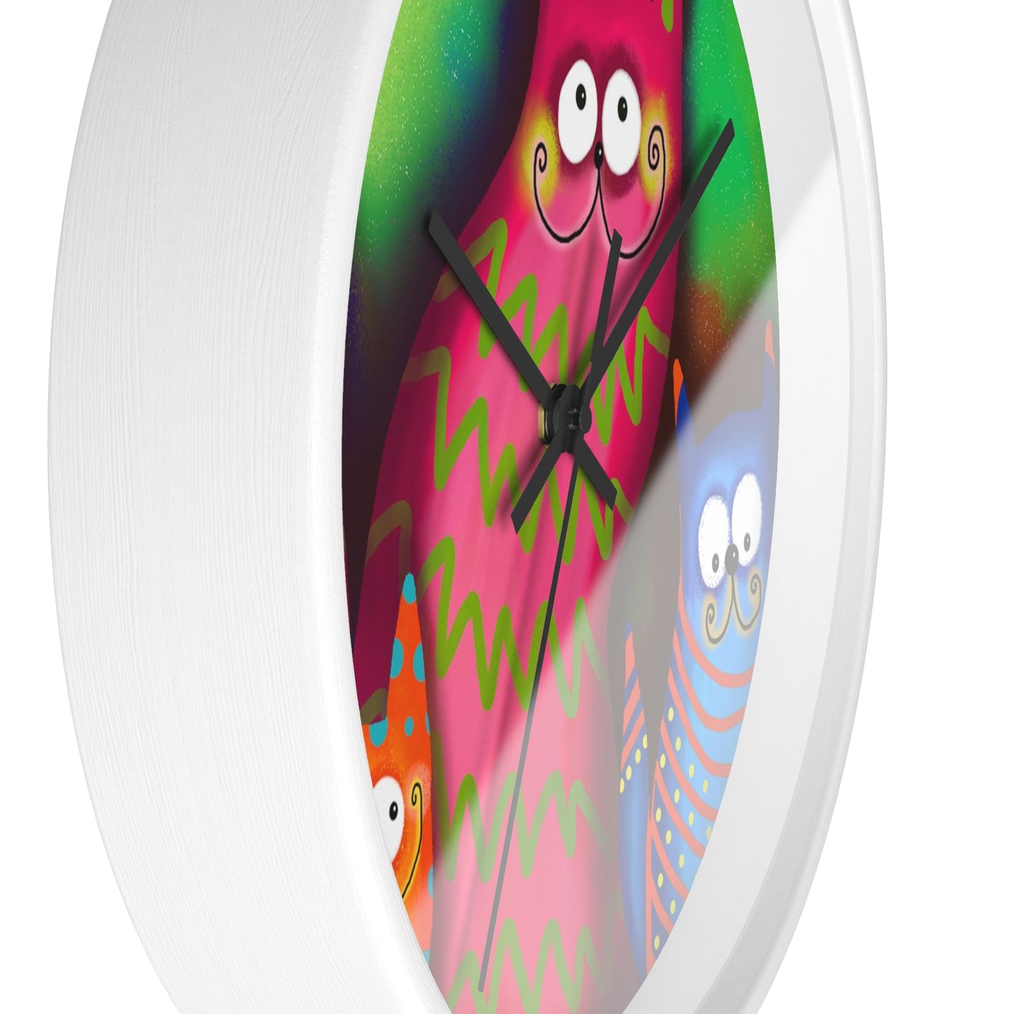 Wall clock Cat Lovers