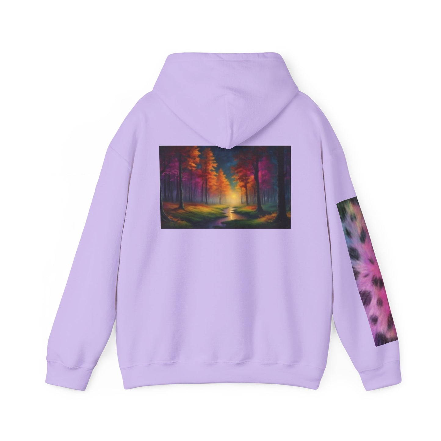 Vibrant Cat Art Hoodie - Cozy Animal Lover Sweatshirt, Festival Fashion, Gift for Cat Mom, Fall Outfit, Unique Hooded Sweatshirt