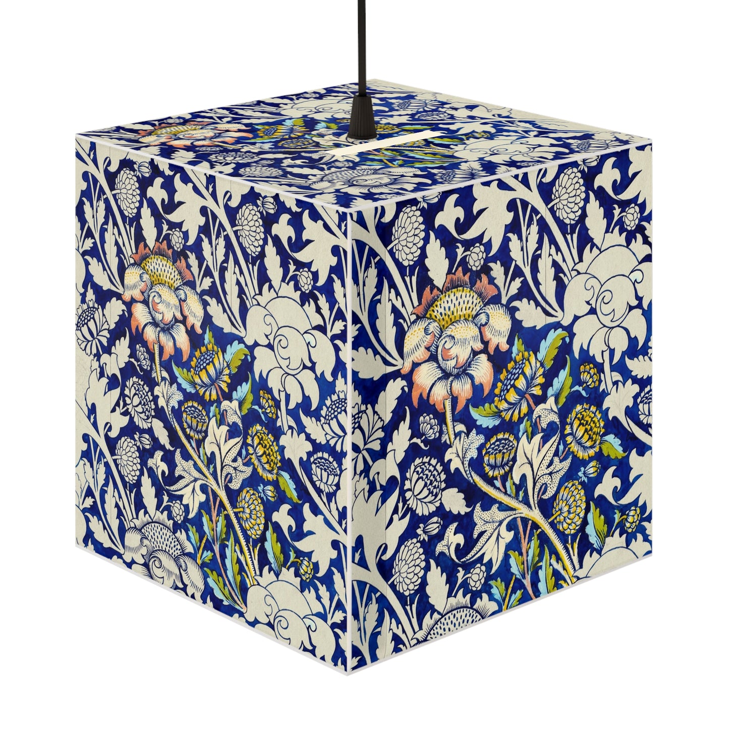 Light Cube Lamp Flower Garden Whimsical