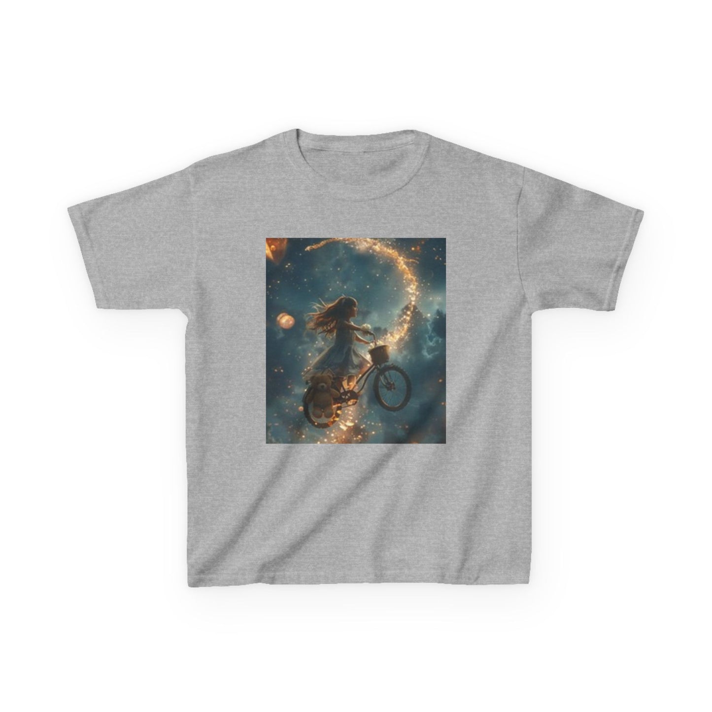 Cosmic Adventure Kids Tee - Space Biking Design