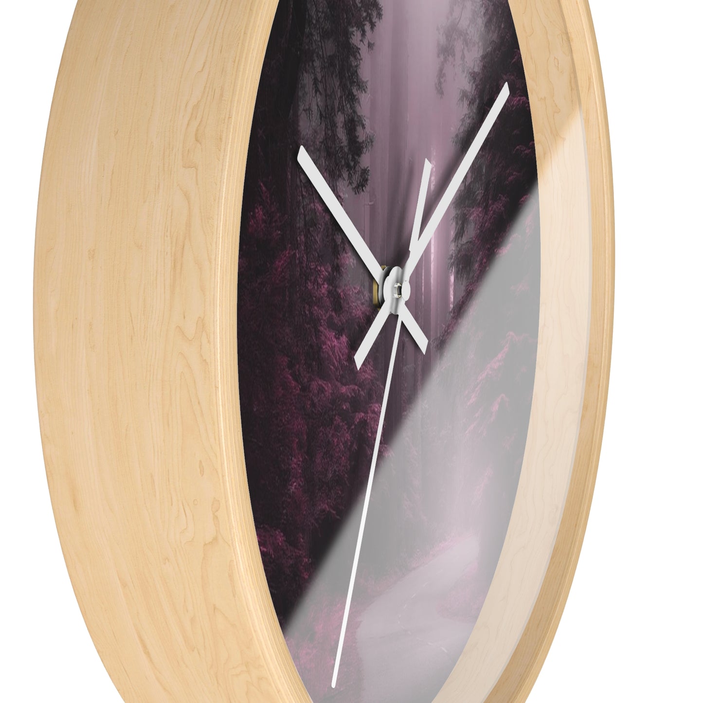 Wall Clock Purple Wilderness So Beautiful
