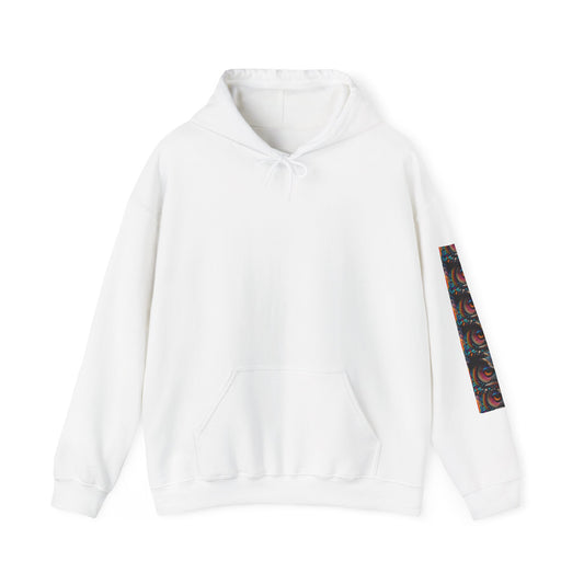 Hooded Sweatshirt Retro Sexy Woman wearing lingerie with a Cat